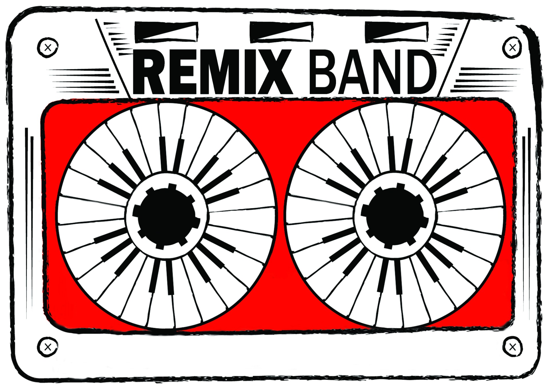 Remix Band — crveni Logo 1