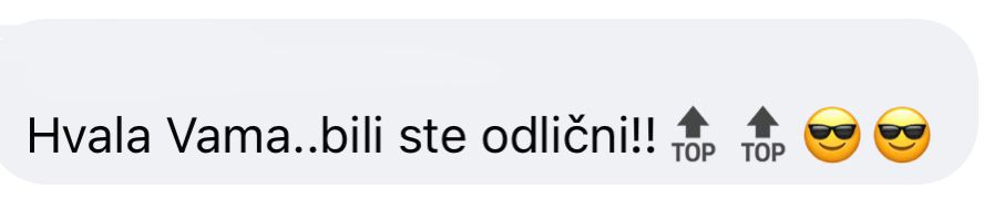 Komentar klijenta o Remix Bandu 5