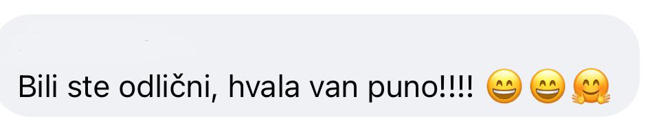Komentar klijenta o Remix Bandu 6