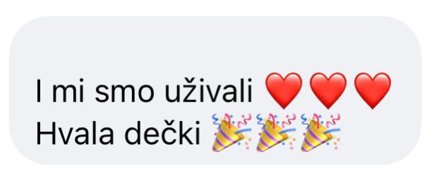 Komentar klijenta o Remix Bandu 7