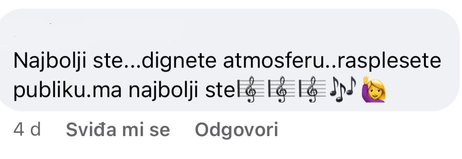 Komentar klijenta o Remix Bandu 8