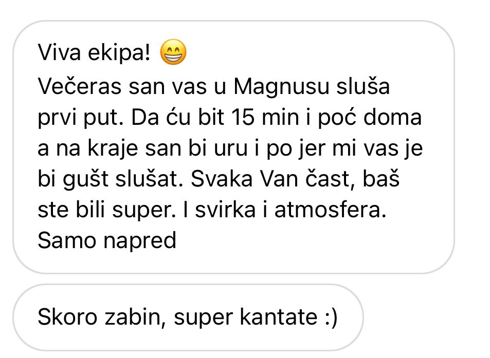 Komentar klijenta o Remix Bandu 3